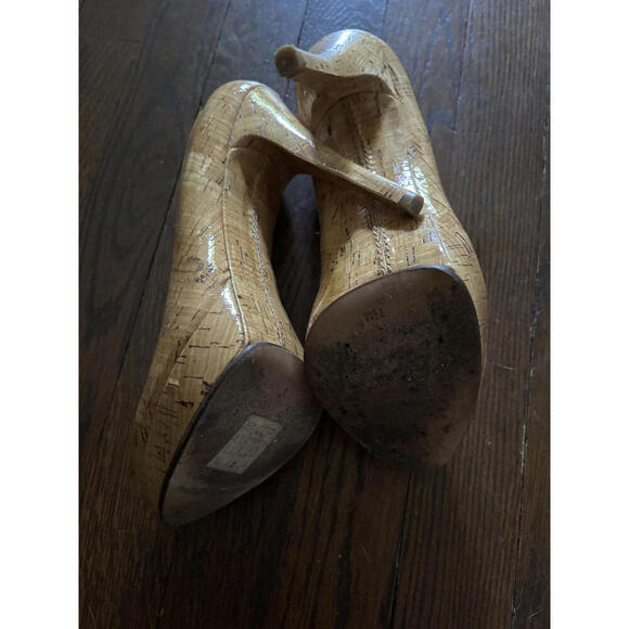 FALL CLEARANCE! Elegant Michael Kors Cork Platform Heels - Size 7.5 - Picture 4 of 8
